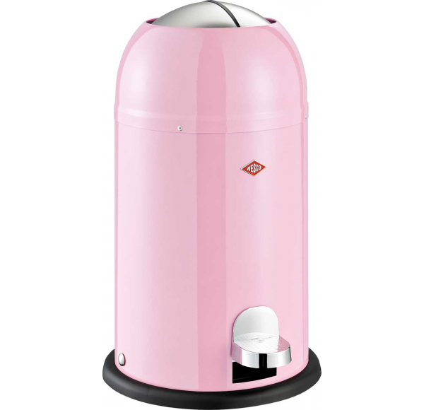 Wesco - Kosz na śmieci 12L Kickmaster Junior różowy