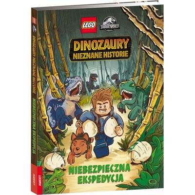 Książka LEGO Jurassic World Niebezpieczna Ekspedycja JMG-6201