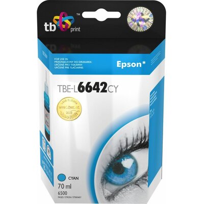 Tusz TB PRINT do Epson T6642 Błękitny 70 ml TBE-S1284YE