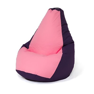 Pufa worek GO GIFT Gruszka Fioletowo-różowy L 105 x 80 cm