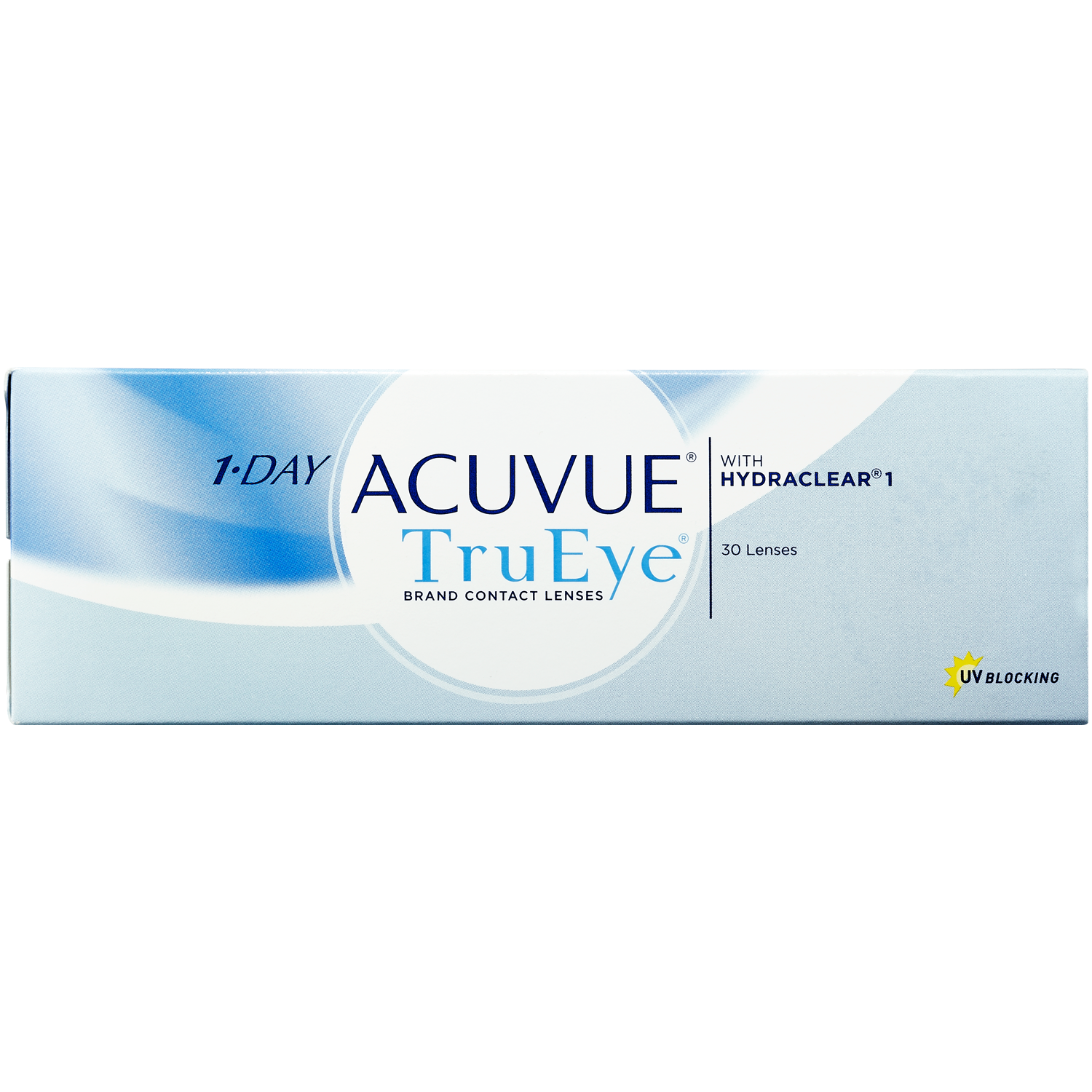 Acuvue 1-Day Tru Eye jednodniowe soczewki kontaktowe, moc -0.75, 30 szt./1 opak.