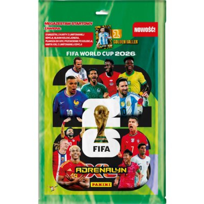 Karty PANINI FIFA World Cup 2026 Adrenalyn XL Megazestaw startowy PAN00741 (1 zestaw)