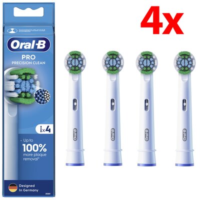 Oryginalna końcówka szczoteczki ORAL-B Pro Precision Clean (4 szt.) (Precyzyjne czyszczenie)