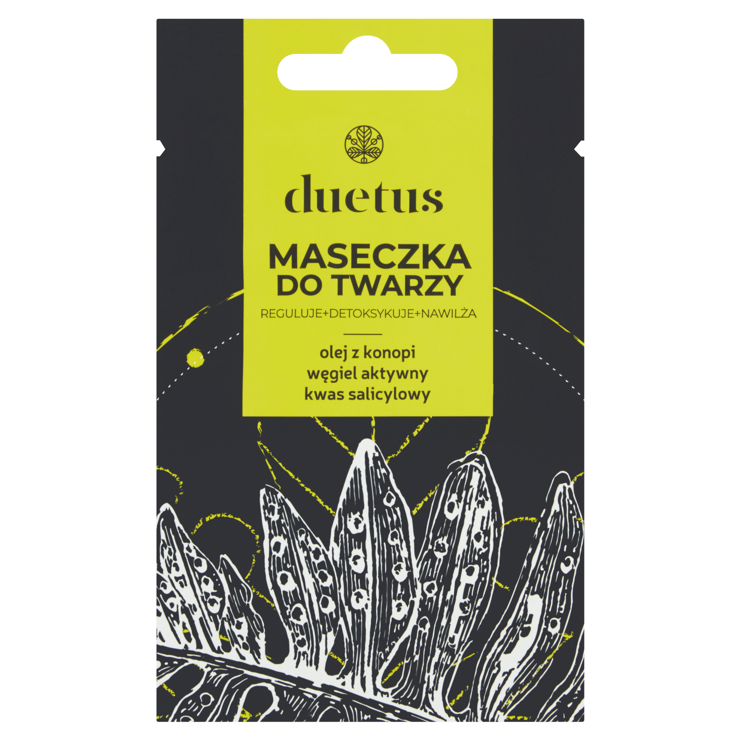 Duetus detoksykująca maseczka do twarzy, 10 ml