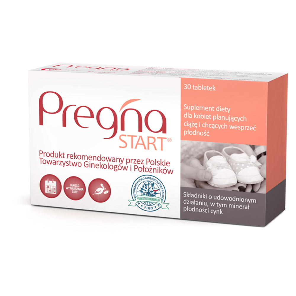 Pregna Start, suplement diety, 30 tabletek