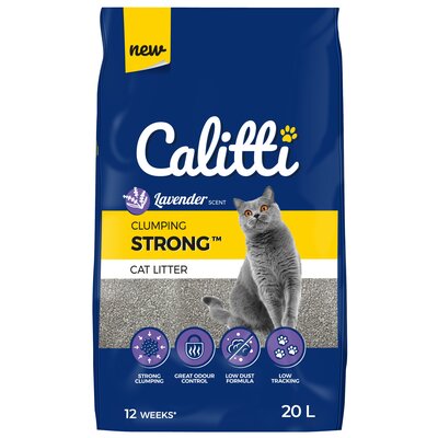 Żwirek dla kota CALITTI Strong Lavender 20 L