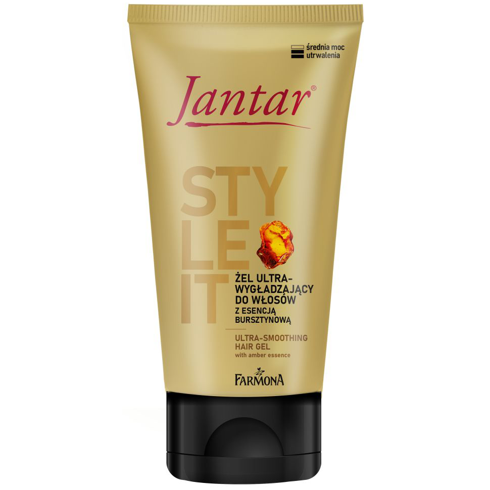 Jantar Style It ultrawygładzający żel do włosów z esencją bursztynową, 150 ml