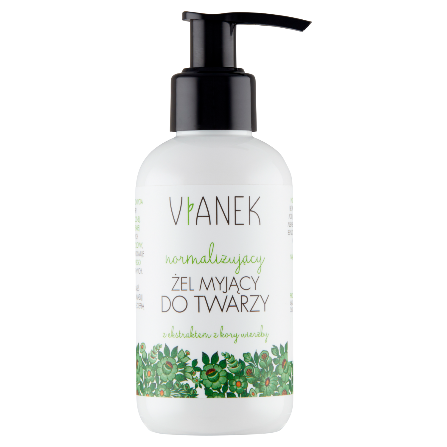 Vianek, normalizujący żel myjący do twarzy, 150 ml