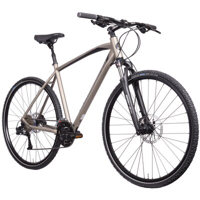 Rower crossowy LOMBARDO Amantea 300 M22 Shimano Altus męski Szaro-czarny mat