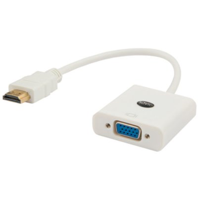 Adapter HDMI - VGA SAVIO CL-27/B 0.2 m