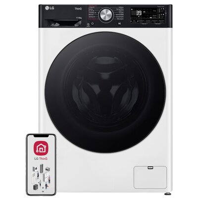 Pralko-suszarka LG F4D1675YW 11/6kg 1400rpm AI DD TurboWash™360 AI DD ezDispense™