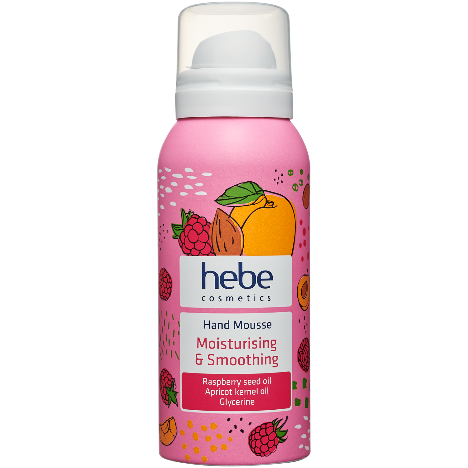 Hebe Cosmetics Hand Mousse Moisturising&Smoothing krem do rąk w piance, 100 ml