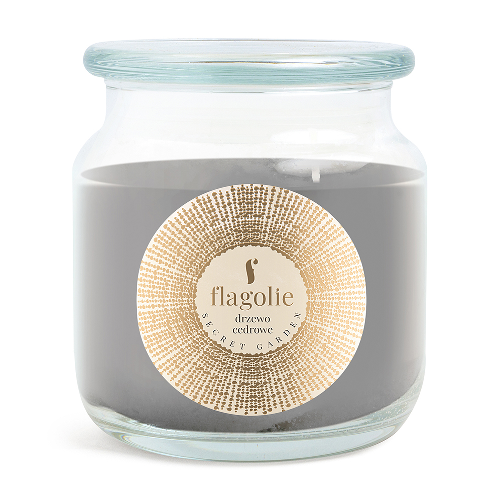 Flagolie Secret Garden Candles świeca zapachowa drzewo cedrowe, 400 g