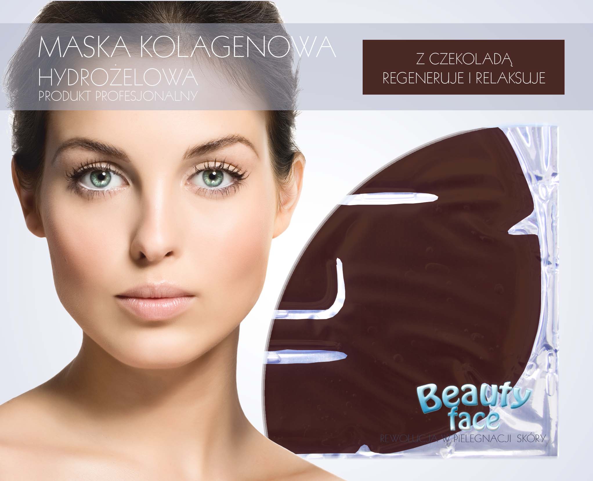 BEAUTYFACE REGENERUJĄCO RELAKSUJĄCA KOLAGENOWA MASKA Z CZEKOLADĄ