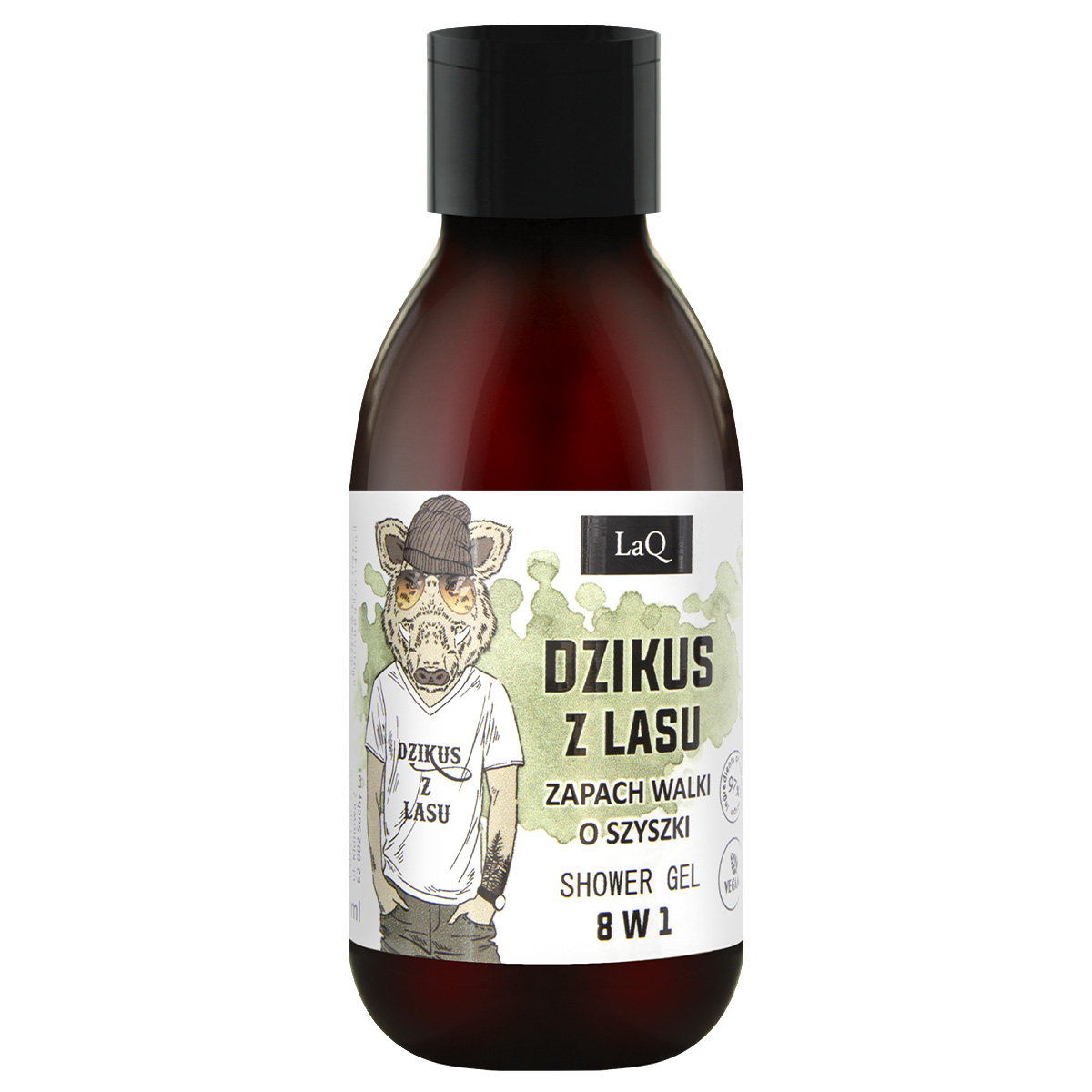 LaQ Dzikus z Lasu męski żel pod prysznic 8w1, 100 ml