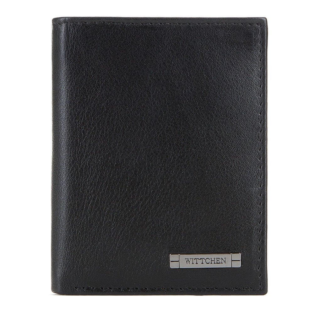 WITTCHEN Portfel czarno granatowy Modern skóra licowa