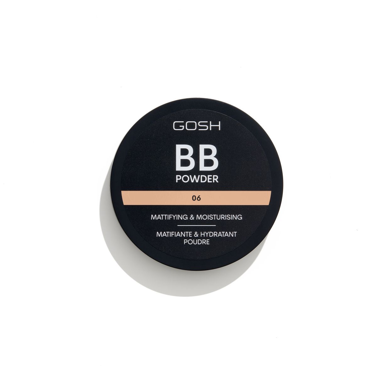 Gosh Copenhagen BB puder do twarzy w kamieniu warm beige 06, 6,5 g