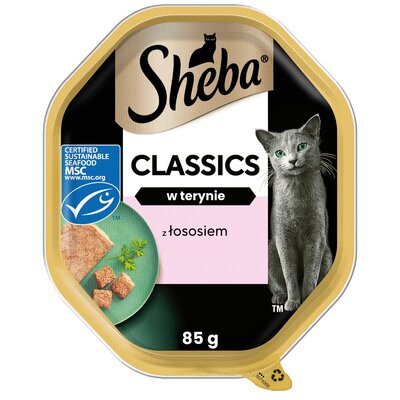 Karma dla kota SHEBA Classics Łosoś 85 g