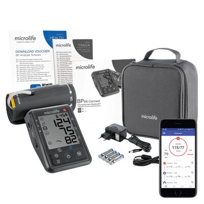 Ciśnieniomierz MICROLIFE BP B6 Connect Czarny