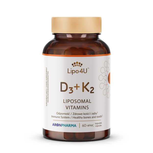 AronPharma Lipo4U D3+K2 suplement diety, 60 kaps./1 opak.