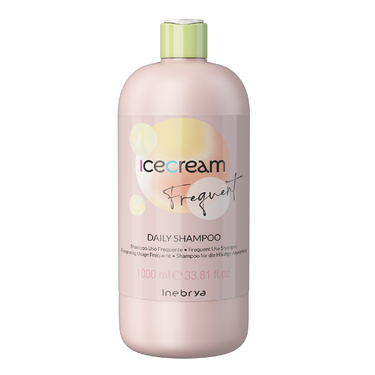 Inebrya Ice Cream Frequent szampon regenerujący do codziennego stosowania, 1000 ml
