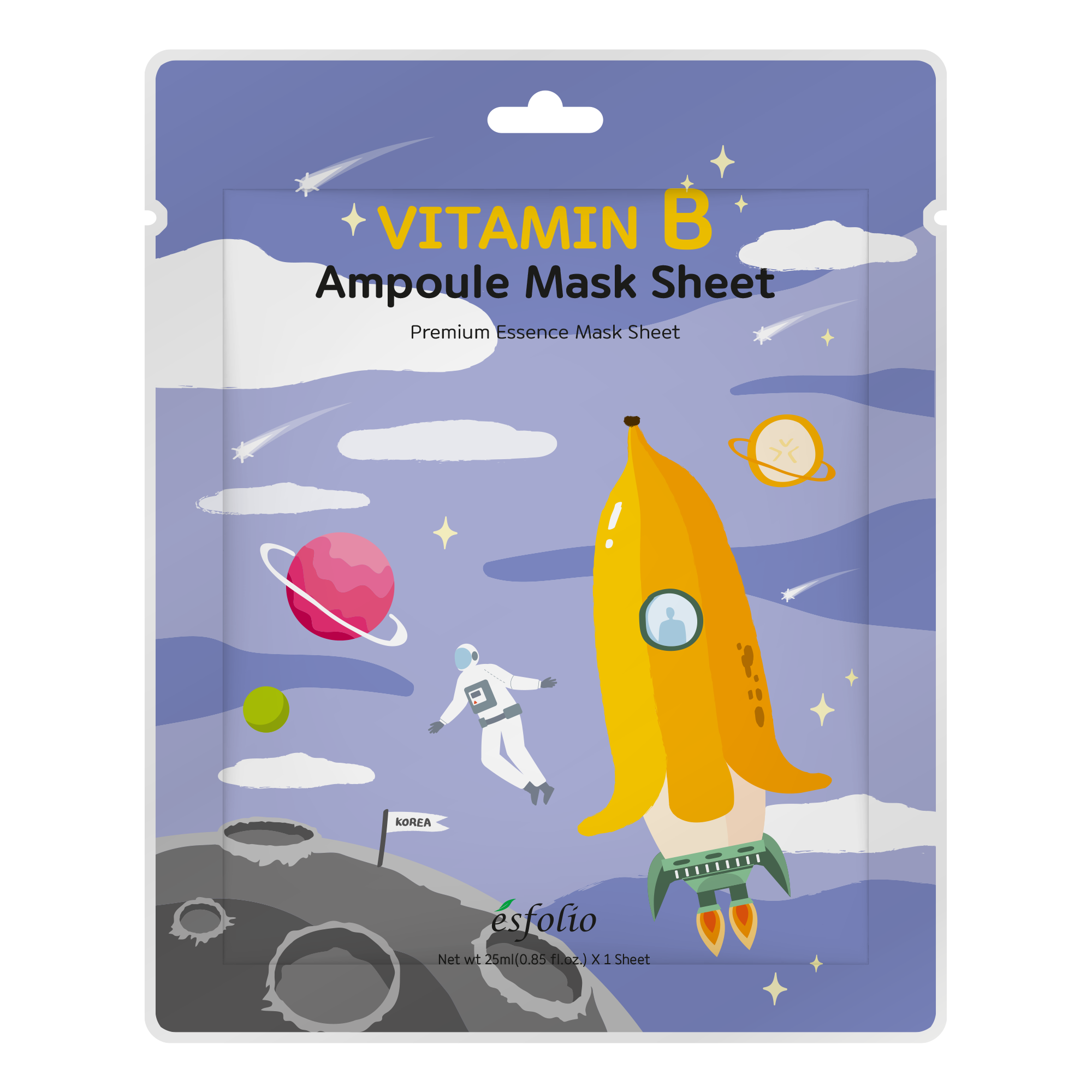 Esfolio maska do twarzy z wit. B, 25 ml