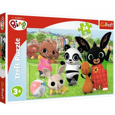 Puzzle TREFL Bing: Zabawa w parku 14306 (24 elementy)