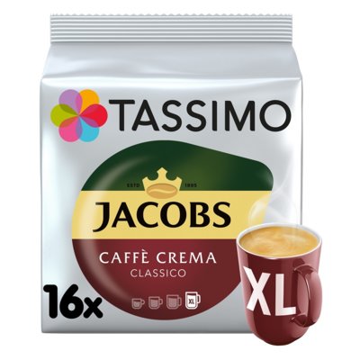 Kapsułki TASSIMO Jacobs Caffe Crema XL do ekspresu Bosch Tassimo