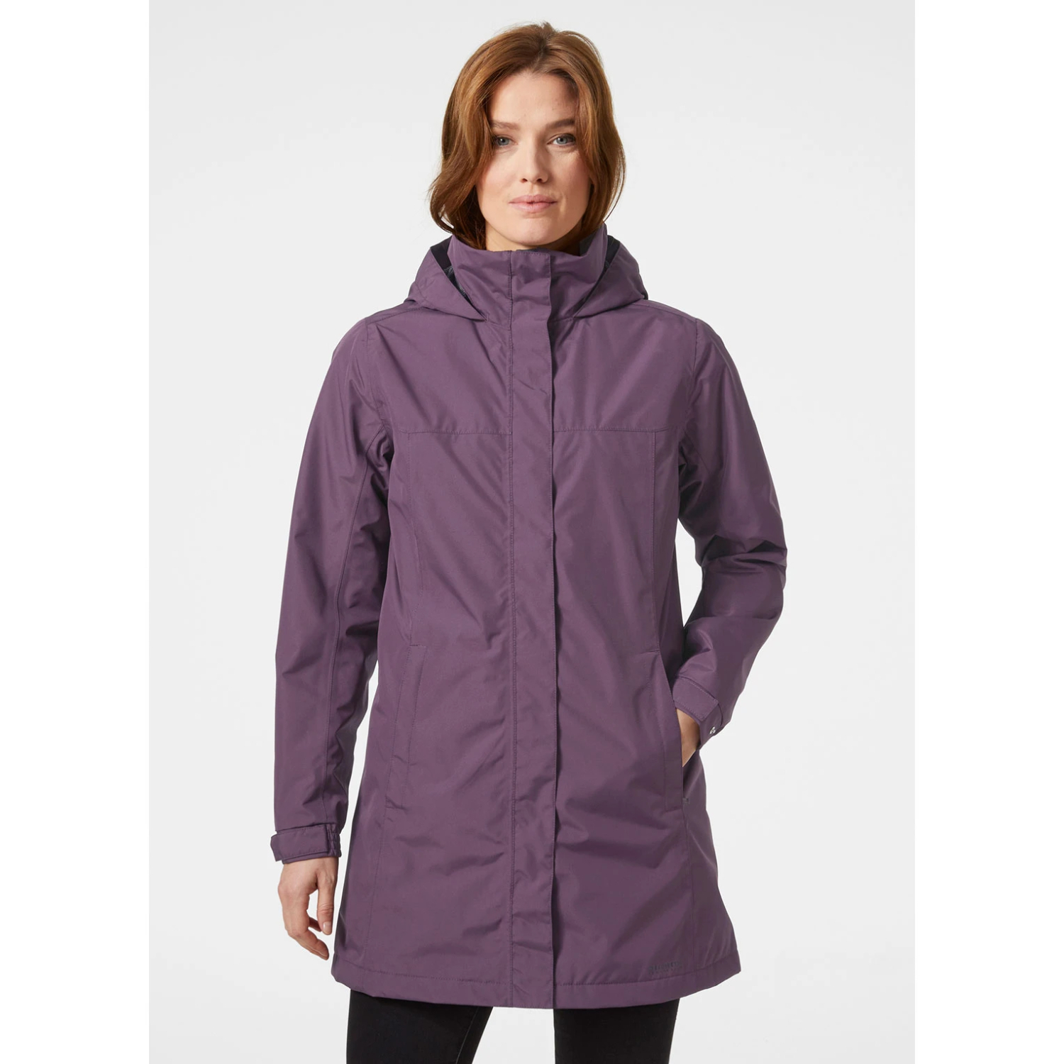 Damski płaszcz przeciwdeszczowy Helly Hansen ADEN INSULATED RAIN COAT amethyst - XS