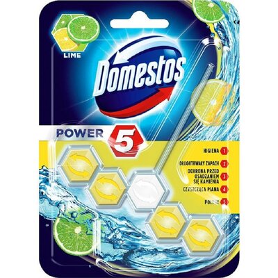Kostka do WC DOMESTOS Power 5 Lime 55g