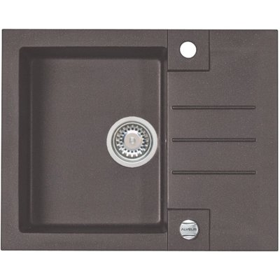 Zlewozmywak jednokomorowy z ociekaczem ALVEUS Rock 30 4213003 Chocolate 47.5x59.5