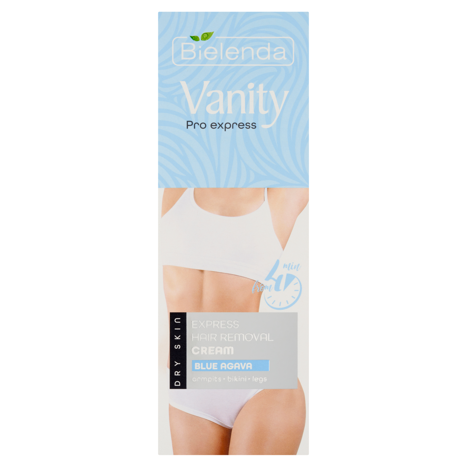 Bielenda Vanity Pro Expres Blue Agava krem do ekspresowej depilacji, 75 ml