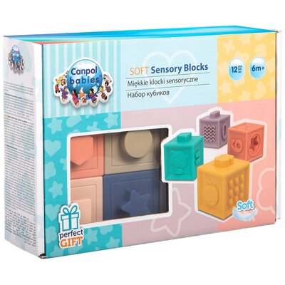 Klocki sensoryczne CANPOL BABIES Miękkie 79/102