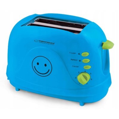 Toster ESPERANZA EKT003B Smiley Niebieski