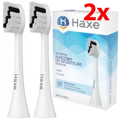 Oryginalna końcówka szczoteczki HAXE SG-C002/W (2 szt.) (Bardzo miękkie włosie)