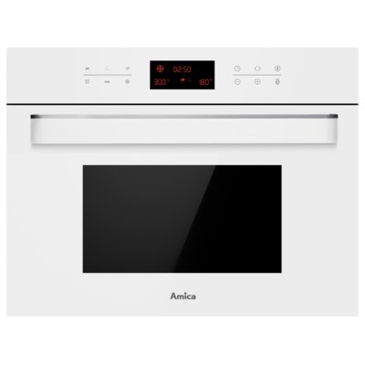 Piekarnik AMICA AMMB44E3GCW Q-TYPE Elektryczny z mikrofalą Biały