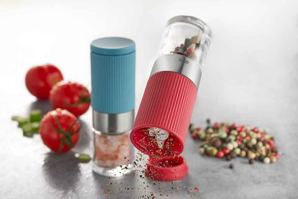 GEFU - Młynek do przypraw Tusome malinowy