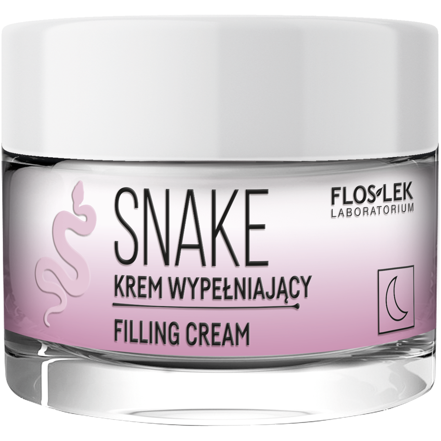 Floslek Snake wypełniający krem do twarzy na noc, 50 ml