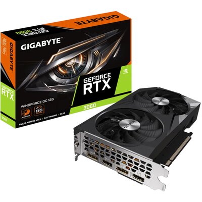 Karta graficzna GIGABYTE GeForce RTX 3060 Windforce OC LHR 12GB