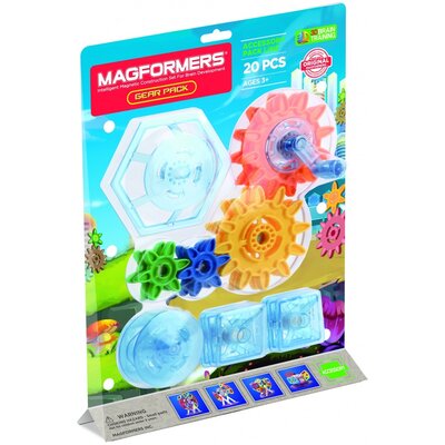 Klocki magnetyczne MAGFORMERS Akcesoria zębatki 005-798009