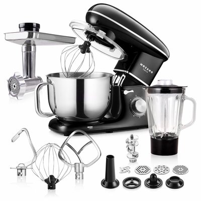 Robot kuchenny planetarny MOZANO Rob 02 2000W z blenderem kielichowym Czarny