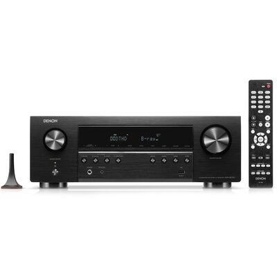 Amplituner DENON AVR-S670H Czarny 5.2-kanałowy, 8K, DTS HD Master Audio, Bluetooth, AirPlay2, Wi-Fi, Multiroom HEOS