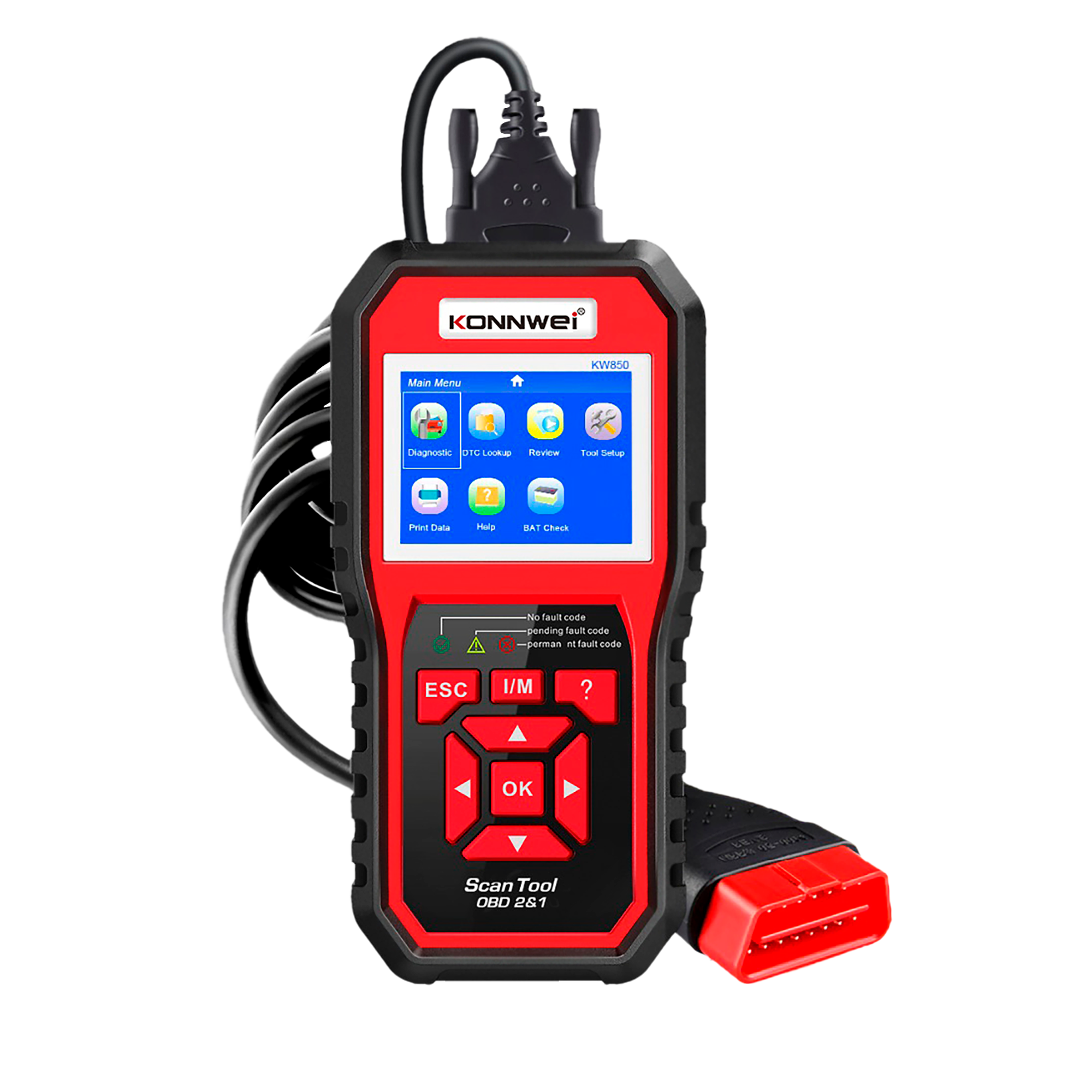 Miernik diagnostyczny OBD2 Konnwei KW850