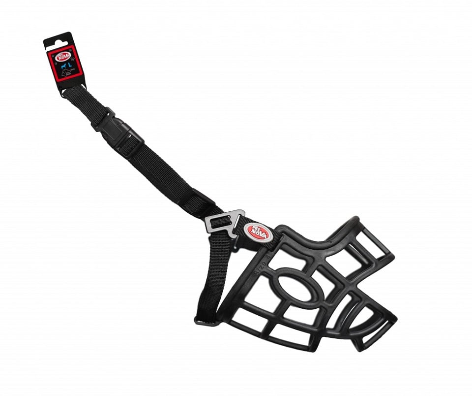PET NOVA Kaganiec plastikowy elastyczny L kufa 35cm pasek 49-66cm