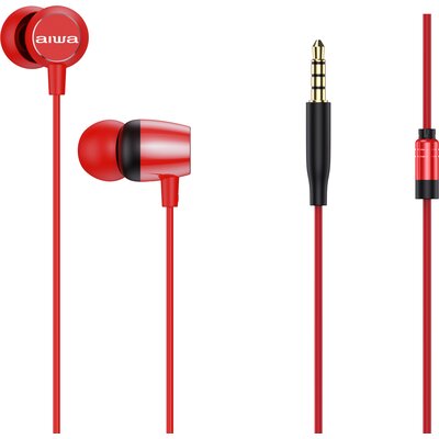 Słuchawki dokanałowe AIWA ESTM-20RD Czerwony
