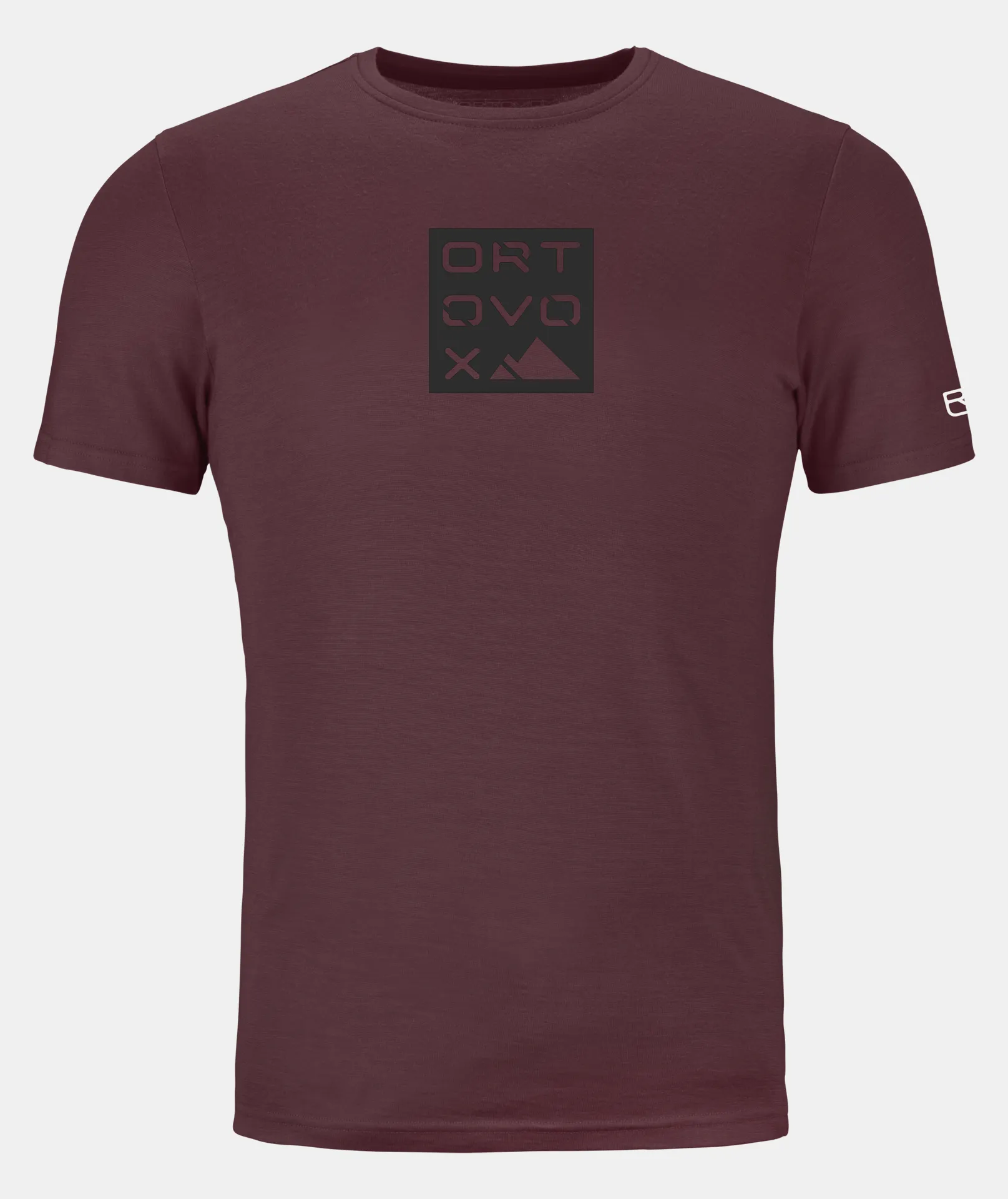 T-shirt męski Ortovox 185 MERINO SQUARE TS M - winetasting