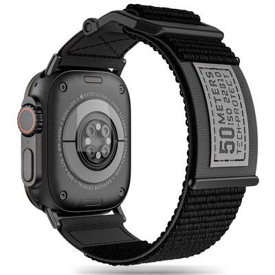 Pasek TECH-PROTECT Scout do Apple Watch 4/5/6/7/8/9/SE/Ultra 1/2 (42/44/45/49mm) Czarny