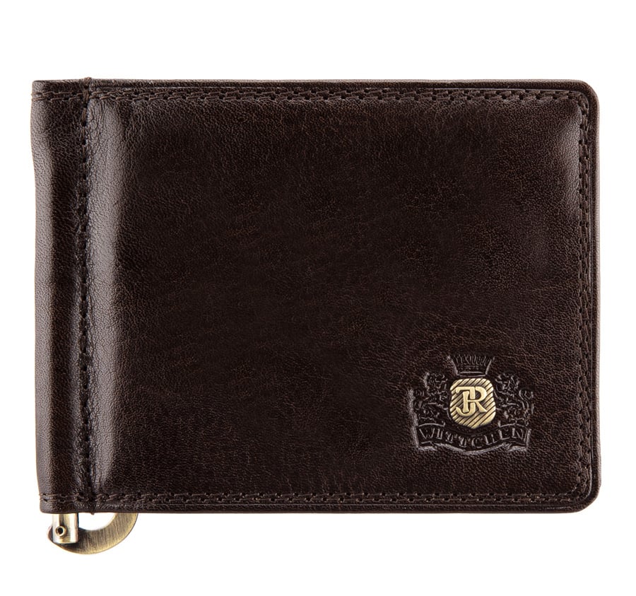 WITTCHEN Portfel brązowy Da Vinci skóra licowa