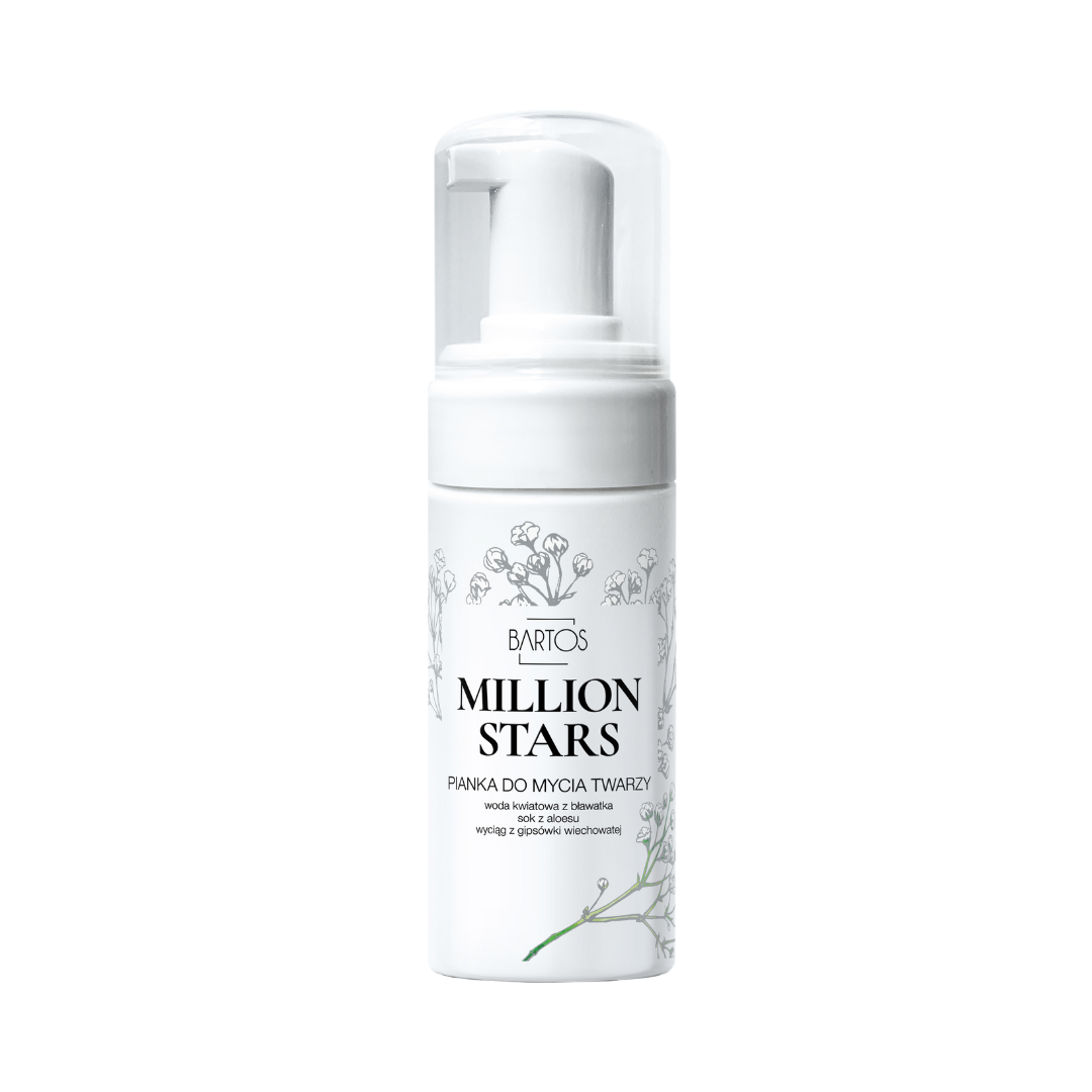 Bartos Million Stars pianka do mycia twarzy, 100 ml