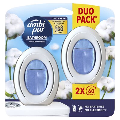 Odświeżacz powietrza AMBI PUR Bawełna 8 ml (2 sztuki)